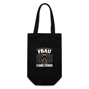 Dogs Cane Corso Italiano Dog - Gift Bag for Bottles - black - Front