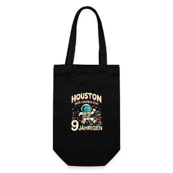 Birthday Gift 9 Years Birthday Boy - Gift Bag for Bottles - black - Front