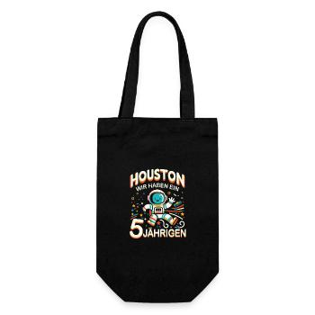 Birthday Gift 5 Years Birthday Boy - Gift Bag for Bottles - black - Front