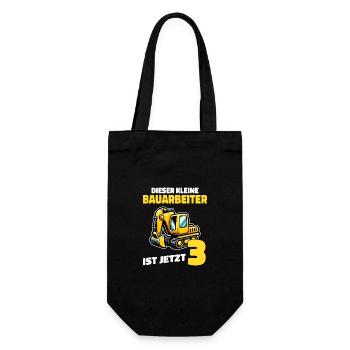 Birthday Gift 3 Years Birthday Boy - Gift Bag for Bottles - black - Front