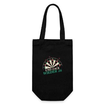 Dart Darts Dart Player Dart Sport - Gift Bag for Bottles - black - Front