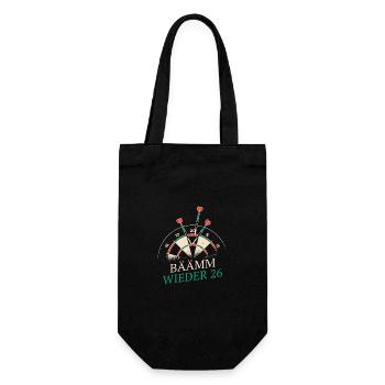 Dart Darts Dart Player Dart Sport - Gift Bag for Bottles - black - Front