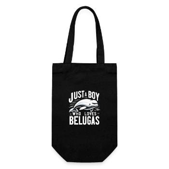 Béluga Béluga Océan Bélugas Baleines - Sac à bouteille - noir - Devant