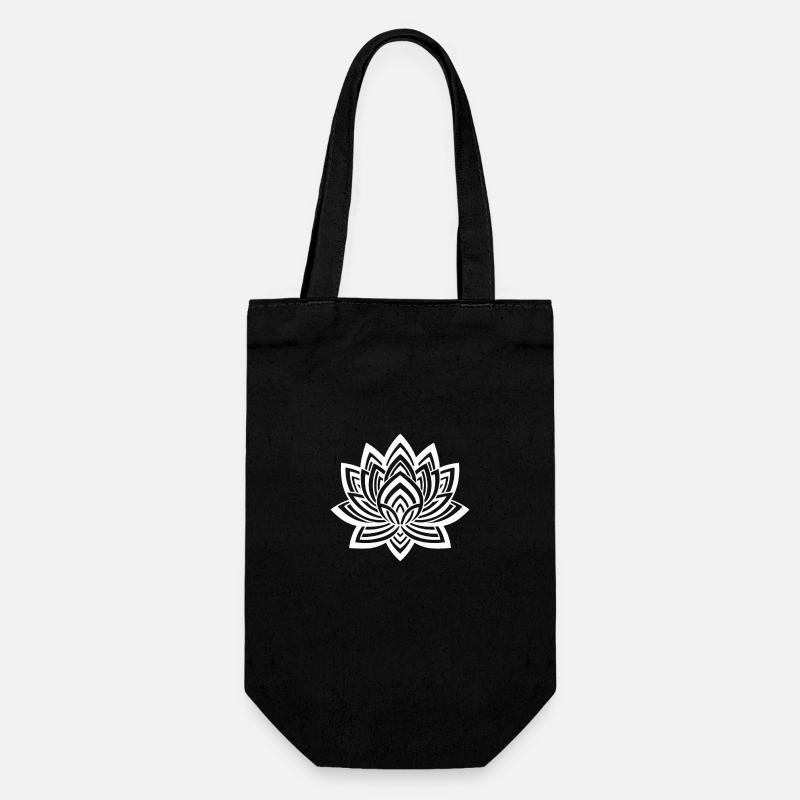 Lotus Fleur de lotus Fleur de lotus - Sac à bouteille - noir