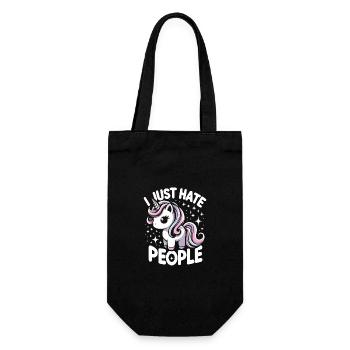 Licorne Licornes Conte de Fée Magique - Sac à bouteille - noir - Devant