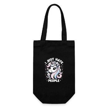 Unicorn Unicorns Fairy Tale Magical - Gift Bag for Bottles - black - Front