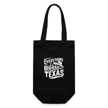 Texas State Texaner Texas - Geschenkbeutel für Flaschen - Schwarz - Vorne