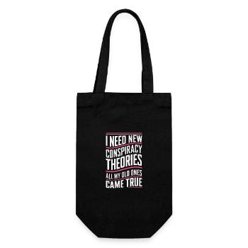 Conspiracy theorist conspiracy theory - Gift Bag for Bottles - black - Front