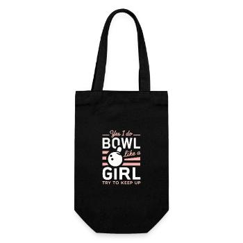 Bowling Bowler Pin Ball Bowling Ball - Sac à bouteille - noir - Devant