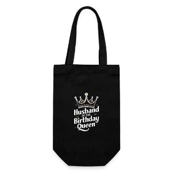 Husband, Spouse, Family, Wedding - Gift Bag for Bottles - black - Front