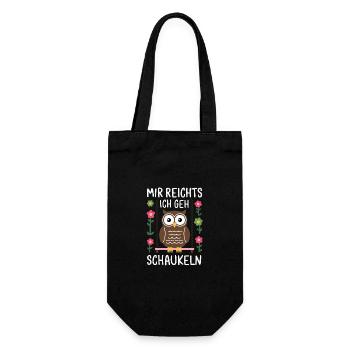 Noctambule, Hibou, Hibou, Oiseau - Sac à bouteille - noir - Devant