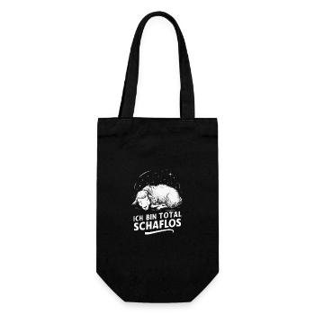 moutons, troupeau de moutons, ferme, agriculteur, berger - Sac à bouteille - noir - Devant