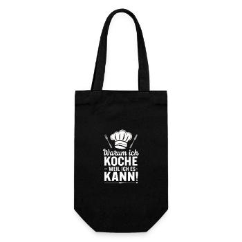 Chef cuisinier - Sac à bouteille - noir - Devant