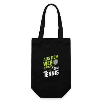 Tennis Joueur de tennis Sports de raquette de tennis - Sac à bouteille - noir - Devant