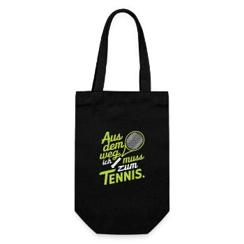 Tennis Joueurs de tennis Raquettes de tennis Sports - Sac à bouteille - noir - Devant