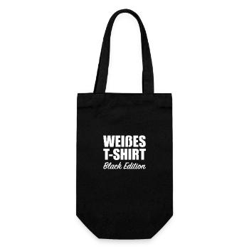 Funny Srkastic Irony Black Edition - Gift Bag for Bottles - black - Front