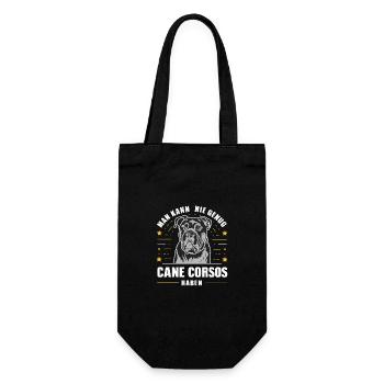 Chiens Cane Corso Italiano Chien - Sac à bouteille - noir - Devant