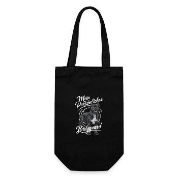 Dogs Cane Corso Italiano Dog - Gift Bag for Bottles - black - Front
