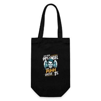Funny Funny Funny Saying Funny Clothing - Gift Bag for Bottles - black - Front