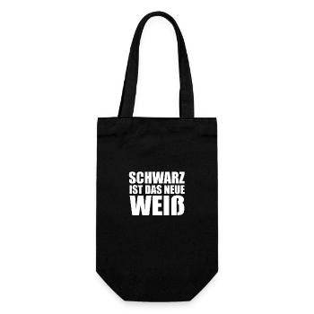 Funny Srkastic Irony Black Edition - Gift Bag for Bottles - black - Front