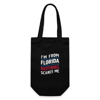 Florida, USA, America, Seed - Gift Bag for Bottles - black - Front