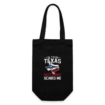 Texas State Texaner Texas - Geschenkbeutel für Flaschen - Schwarz - Vorne