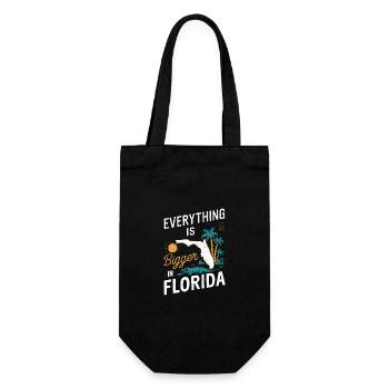 Florida, USA, America, Seed - Gift Bag for Bottles - black - Front