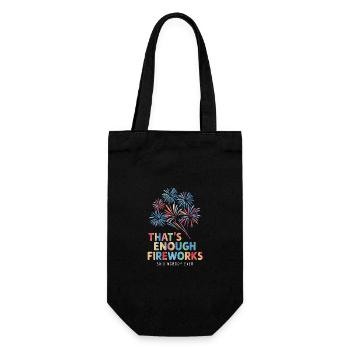 Pyrotechnics Fireworks Pyrotechnics - Gift Bag for Bottles - black - Front