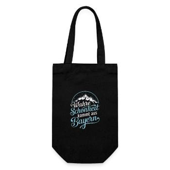 Free State of Bavaria Bavarian - Gift Bag for Bottles - black - Front