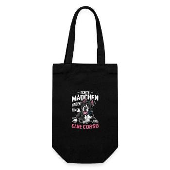 Dogs Cane Corso Italiano Dog - Gift Bag for Bottles - black - Front
