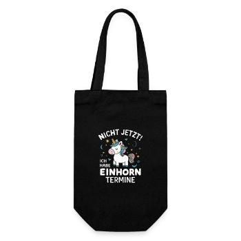 Unicorn Unicorns Mythical Creatures Mystical - Gift Bag for Bottles - black - Front