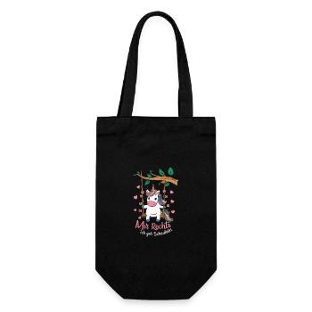 Unicorn Unicorns Mythical Creatures Mystical - Gift Bag for Bottles - black - Front