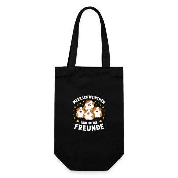 Cochon d’Inde Shorthair Longhair Chiens à crête - Sac à bouteille - noir - Devant