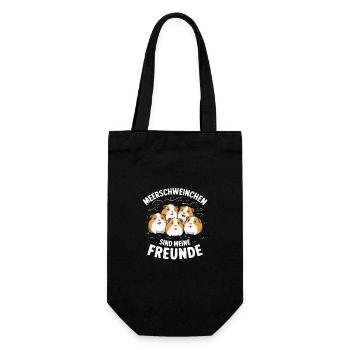 Cochon d’Inde Shorthair Longhair Chiens à crête - Sac à bouteille - noir - Devant