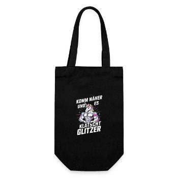 Unicorn Unicorns Mythical Creatures Mystical - Gift Bag for Bottles - black - Front