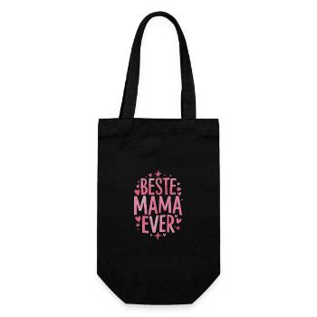 Mom, Mother's Day, Mother, Mother, Parent, Mom - Gift Bag for Bottles - black - Front