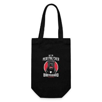 Chiens Cane Corso Italiano Chien - Sac à bouteille - noir - Devant