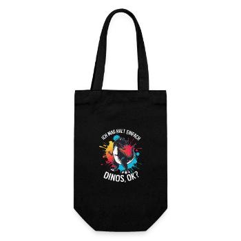 Dinosaure Dino Tyrannosaure Rex Dinos Dinosaure - Sac à bouteille - noir - Devant