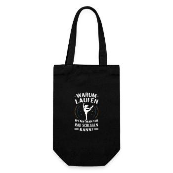 Gymnast Acrobatics Gymnastics Gymnastics - Gift Bag for Bottles - black - Front