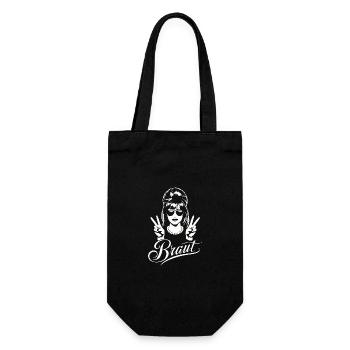 Bachelorette Party Wedding Bridesmaid - Gift Bag for Bottles - black - Front