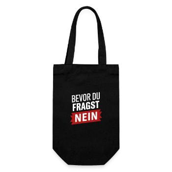 Sarcasme Ironie Drôle Paroles sarcastiques - Sac à bouteille - noir - Devant