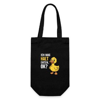 Mallard, Duck Birds, Duck, Dark Duck, Bird - Gift Bag for Bottles - black - Front