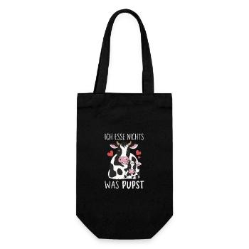 Végétarien Végétalien Bien-être animal Droits des animaux Veggie - Sac à bouteille - noir - Devant