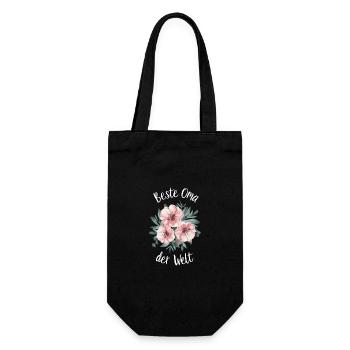 Grandma Grandma Grandparents Mother's Day Family - Gift Bag for Bottles - black - Front