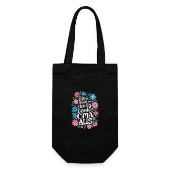 Grandma Grandma Grandparents Mother's Day Family - Gift Bag for Bottles - black - Front