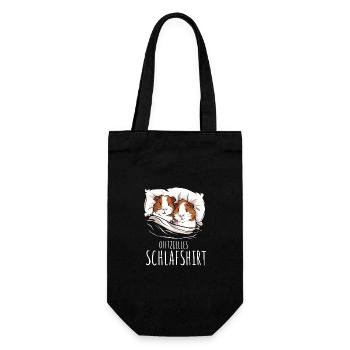 Cochon d’Inde Shorthair Longhair Chiens à crête - Sac à bouteille - noir - Devant