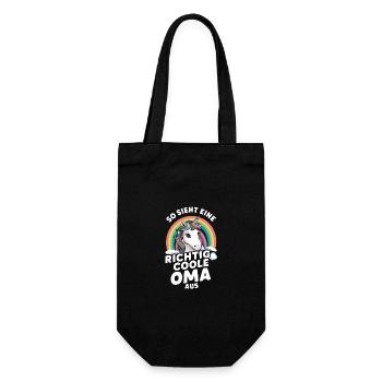 Mamie Grand-mère Grands-parents Fête des mères Famille - Sac à bouteille - noir - Devant