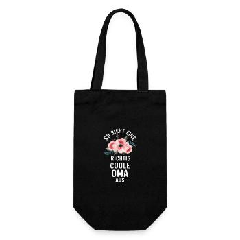 Mamie Grand-mère Grands-parents Fête des mères Famille - Sac à bouteille - noir - Devant