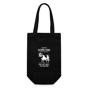 Végétarien Végétalien Bien-être animal Droits des animaux Veggie - Sac à bouteille - noir - Devant