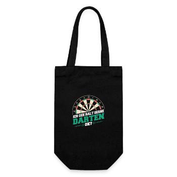Darts Darts Darts Players Darts - Gift Bag for Bottles - black - Front